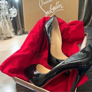 Christian Louboutin  Very Prive 120 Patent Calf -Black